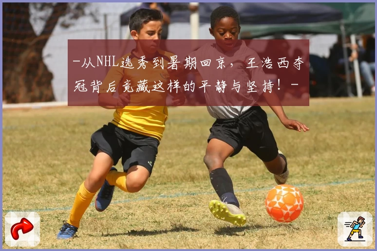 -从NHL选秀到暑期回京，王浩西夺冠背后竟藏这样的平静与坚持！-